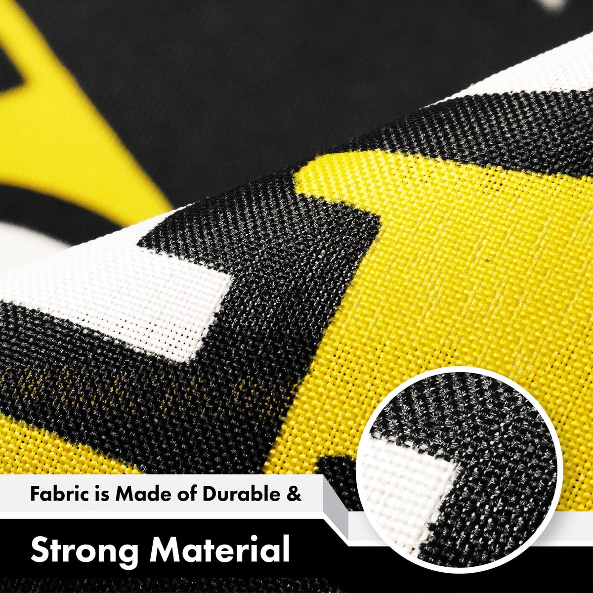 G128 flag heavy-duty 150D material ready for tough outdoor use