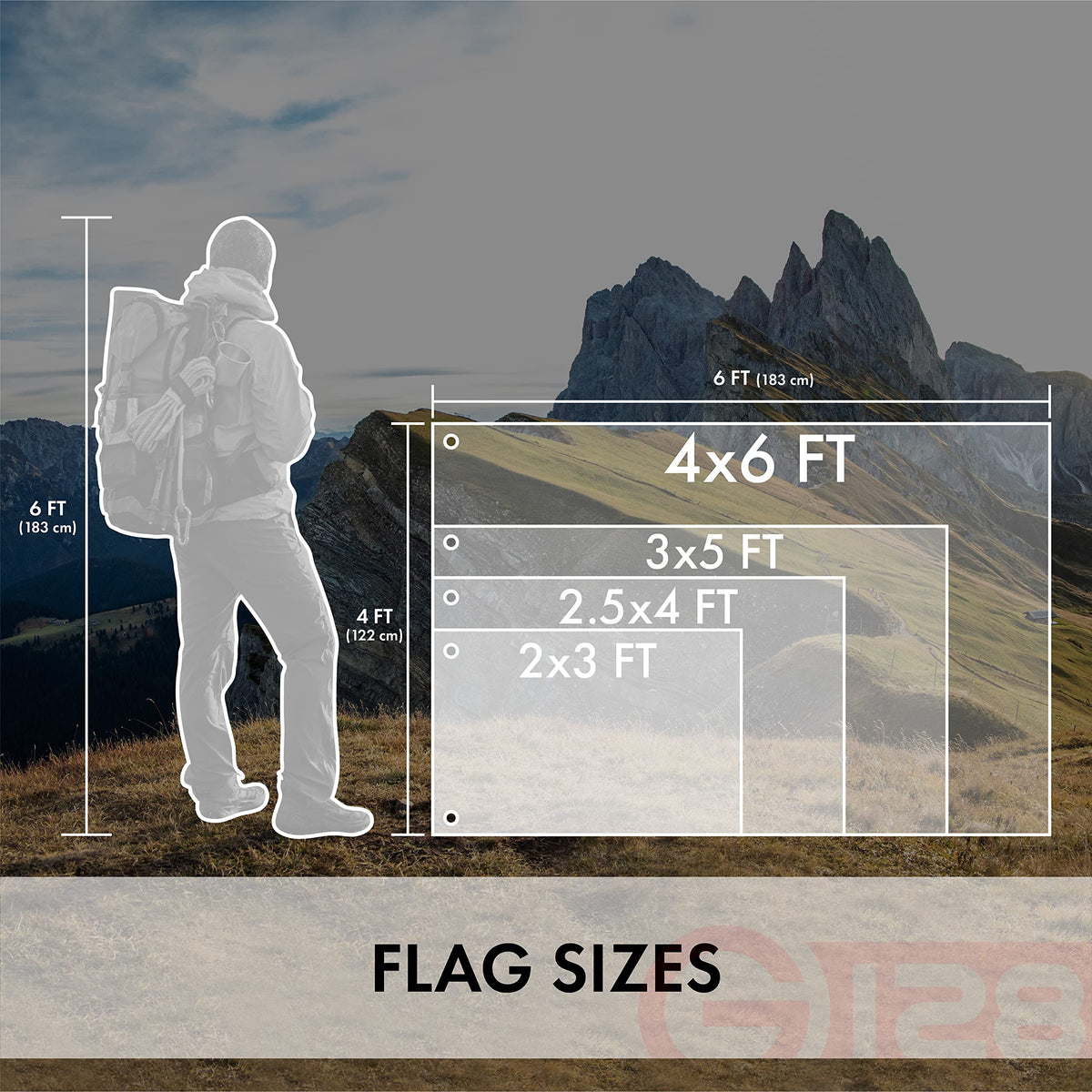 G128 StormFlyer Series quality for respectful, enduring displays.