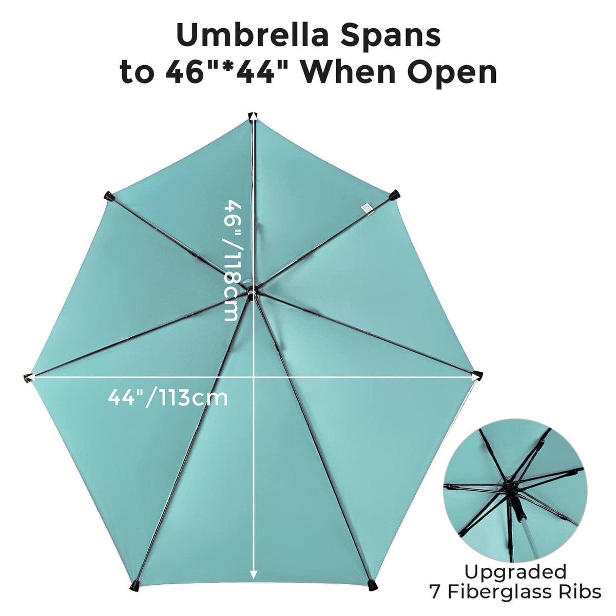 G4Free chair umbrella tilt adjustment for optimal sun angle