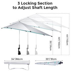 G4Free universal clamp attaches securely to chair arms for versatile setup