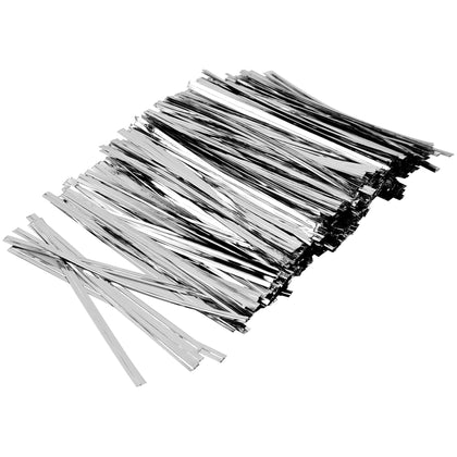 GAADSKCER 400-pcs metal twist ties for bread bags keep freshness secure and tidy.