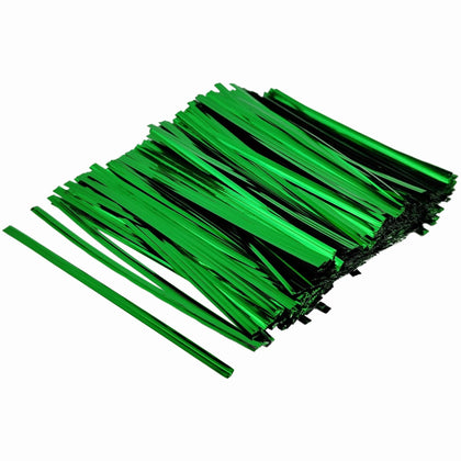 GAADSKCER 4in green twist tie seals bread bags for lasting freshness