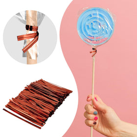 GAADSKCER metal twist ties for coffee and baked goods keep contents fresh.