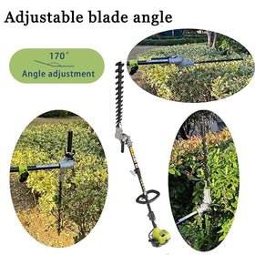 Gabasinover hedge trimmer attachment durability and secure connection with square shaft.