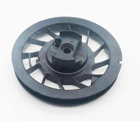 Gabasinover recoil pulley for reliable engine start and smooth recoil action
