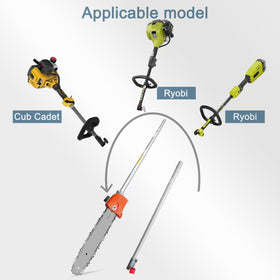 Gabasinover universal compatibility fits many power heads with square shaft.