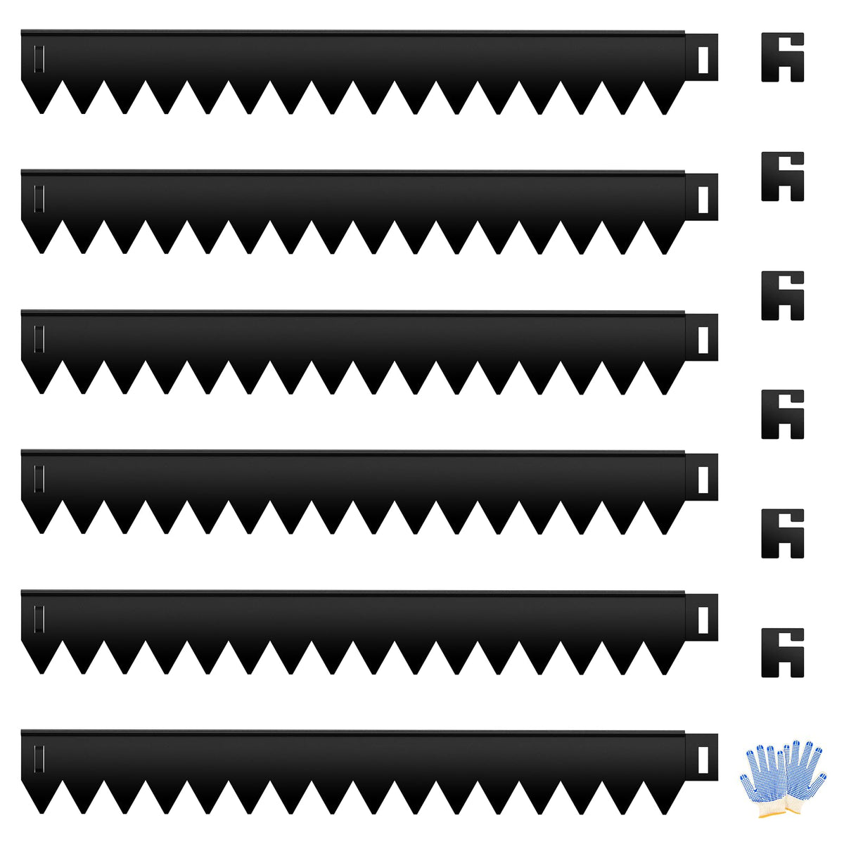 Gabviem safe black steel edging 20ft kit creates durable lawn and bed borders.