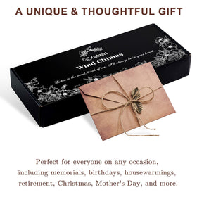 Gabzart wind chimes gift packaging presents a ready-to-gift keepsake.
