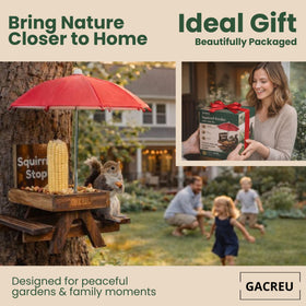 GACREU Squirrel Feeder easy assembly for quick setup.