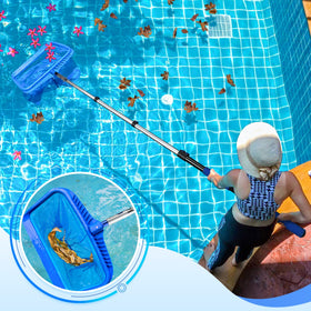 GADFISH universal threaded head fits skimmers and brushes for versatile pool maintenance.