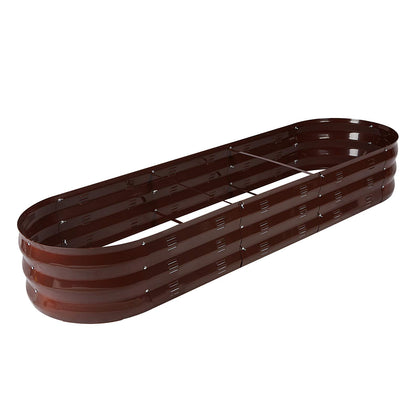 GADI 67 inch raised bed assembled for vegetables and flowers in a patio garden