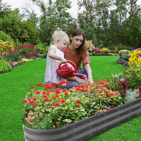 GADI 67-inch raised garden bed side ventilation promotes healthier root respiration.