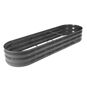 GADI 67-inch raised garden bed sturdy metal frame ensures long-lasting outdoor use.