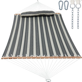 Gafete hammock 2-person quilted fabric for cozy outdoor lounging