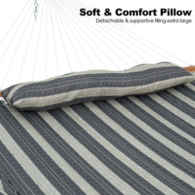 Gafete hammock removable pillow for customizable comfort outdoors