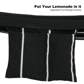 GAFETE hammock side pocket detail for drinks or phone