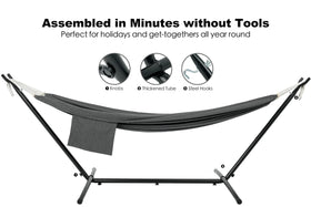 Gafete easy-assembly design allows quick setup without tools.