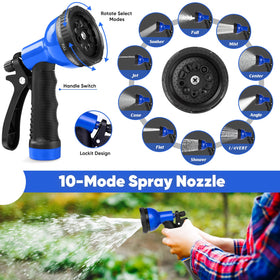 GAGALUGEC garden hose 3/4-inch connector fits most spigots easily.