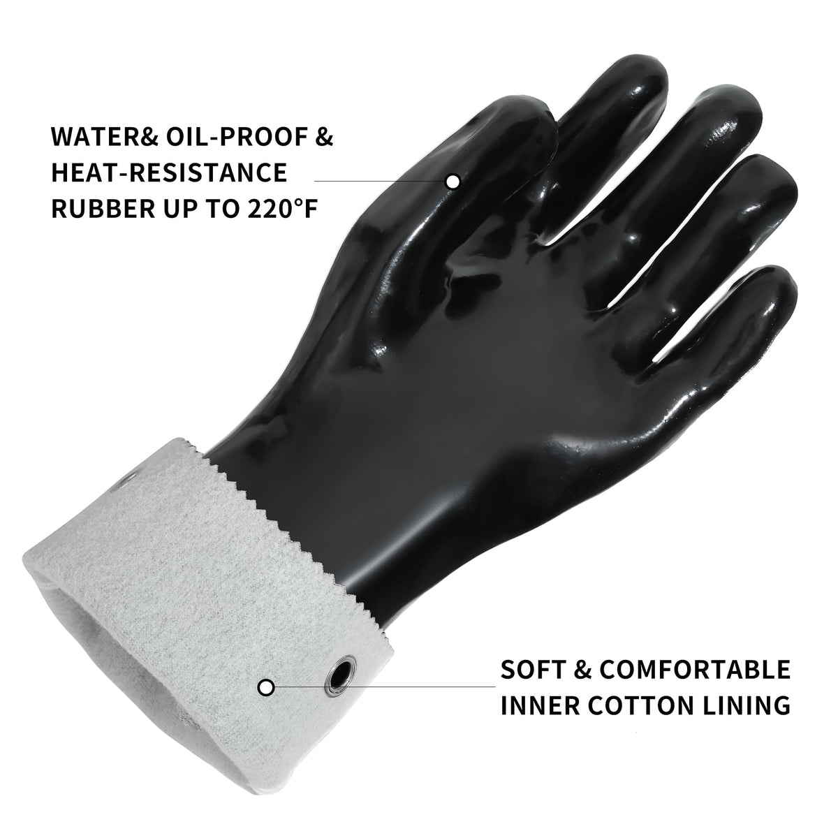 GAGAQI 13-inch forearm guards protect forearms during high-heat cooking