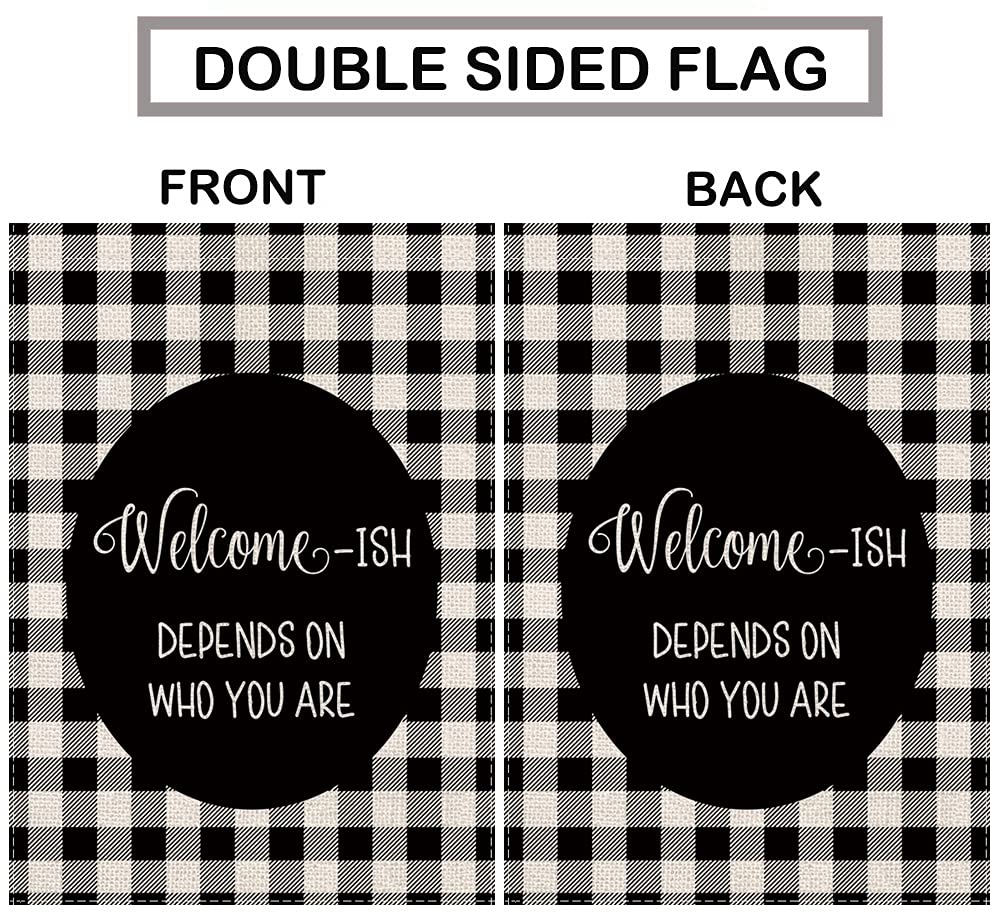 GAGEC double sided flag keeps text readable from both sides outdoors
