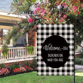 GAGEC farmhouse decor flag adds rustic warmth to entryways and porches