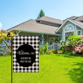 GAGEC sublimation printed flag with vibrant patterns for year round display