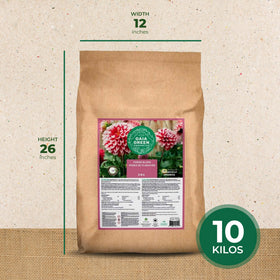 Gaia Green soil and plants in garden illustrate soil improvement benefits.