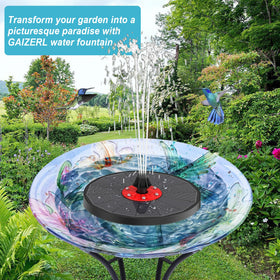 GAIZERL outdoor water feature setup for easy garden installation.