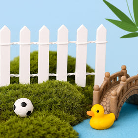 GALAOMA wooden fence for dollhouses adds charm to tiny landscapes