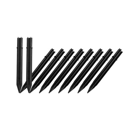Galavasen candy cane stake assembly enables quick installation for outdoor holiday lighting.