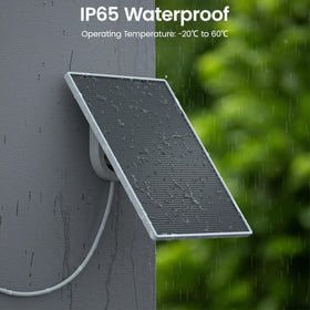 GALAYOU solar panel package contents with screws and manual.