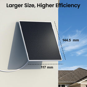 GALAYOU solar panel wall mount setup for flexible placement.