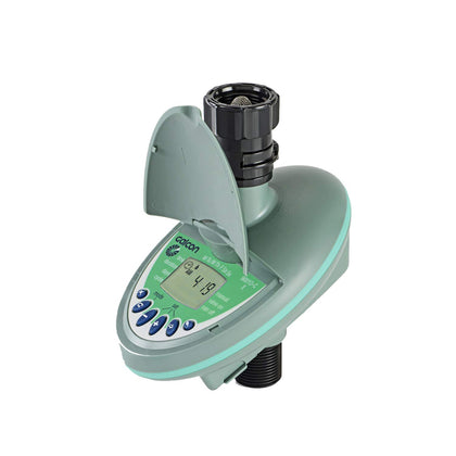 Galcon 9001D digital display and easy controls for precise watering.