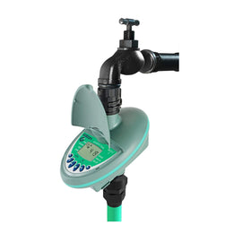 Galcon 9001D rain-sensor compatibility for automatic irrigation pauses.