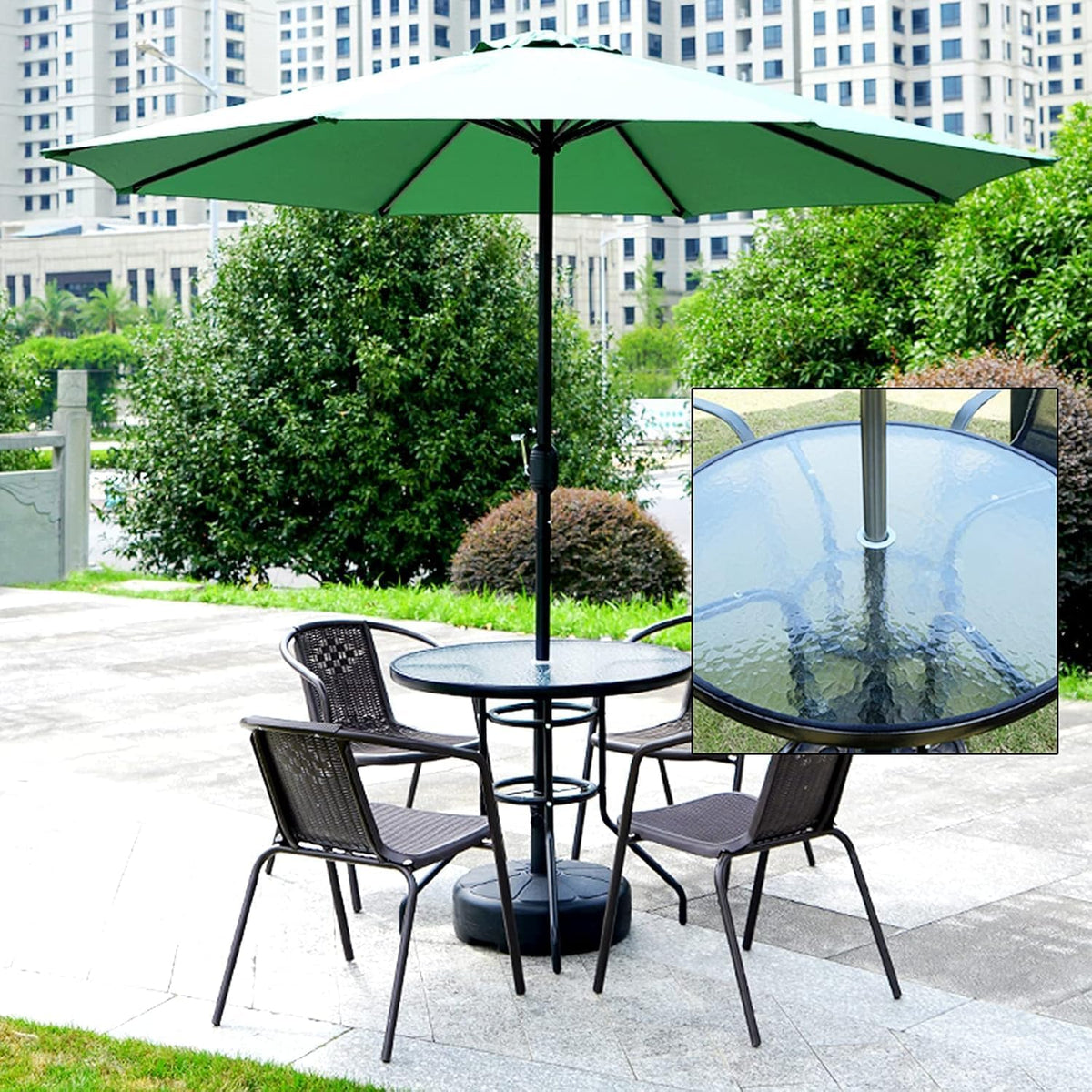 Galepromot versatile 2in hole ring and cap for decks