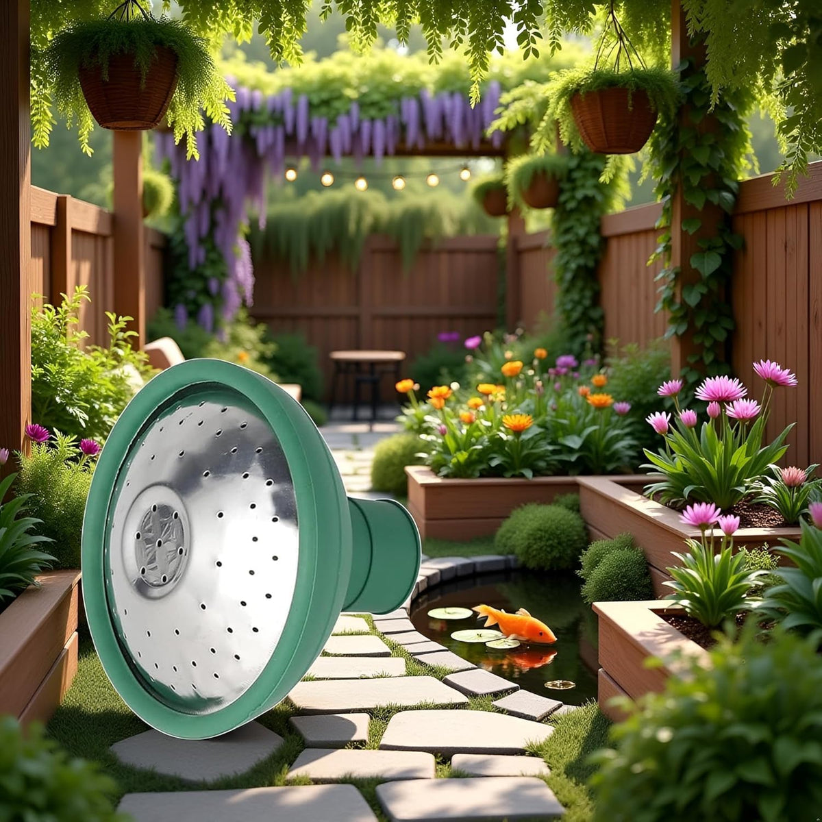 Galepromot Gentle Shower Spray Pattern provides soft garden coverage