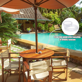 Galepromot clear ring for glass or wood tables, blends with any design