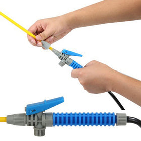 Galepromot trigger sprayer handle ergonomic grip close-up showing comfortable control.
