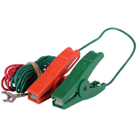 Gallagher S10 leadset with red and green clips for reliable energizer connection.
