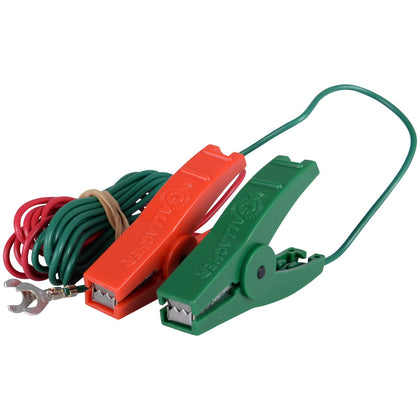 Gallagher S10 leadset with red and green clips for reliable energizer connection.