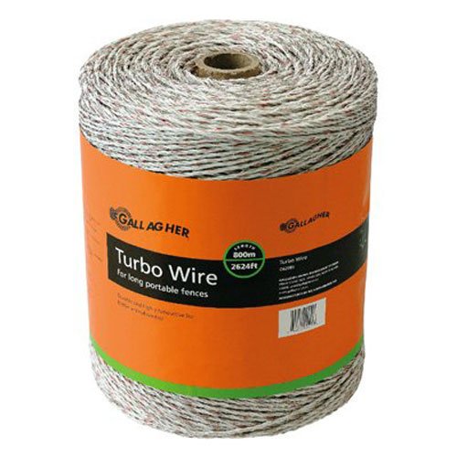 Gallagher Turbo Wire in-field visibility helps prevent accidental contact with livestock