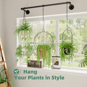 Galood ceiling-mount hanging planter demonstrates versatile installation for space-saving decor
