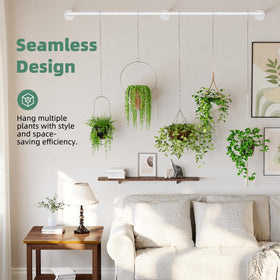 Galood plant hanger includes hardware for quick ceiling or wall mounting