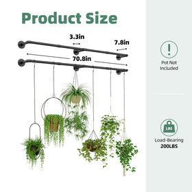 Galood easy-installation with included hardware for ceiling or wall mounting.