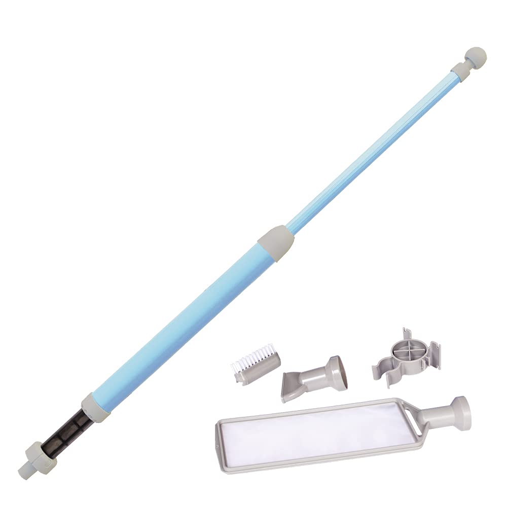 GAME 18615-BB handheld spa vac demonstrates instant suction action for quick spa cleanup.
