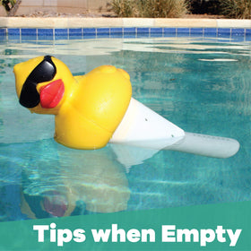 GAME expandable basket supports multiple 3-inch chlorine tabs for flexible pool sizing.