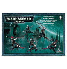 Games Workshop Dark Eldar Hellions front view for display and painting reference