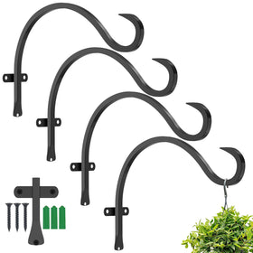GameXcel 12-Inch plant hanger front view supports heavy pots up to 44 lbs