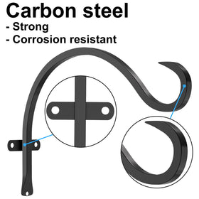 GameXcel 4-pack plant hanger set ready for quick outdoor installation