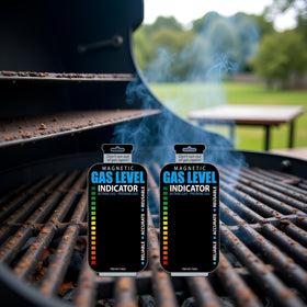 GANPUB easy-to-mount magnetic gauge simplifies monitoring while grilling.